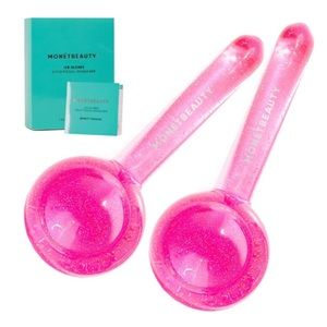 Monet Beauty Pink Ice Globes Cryo Anti-Aging Facial Massager Bulbs